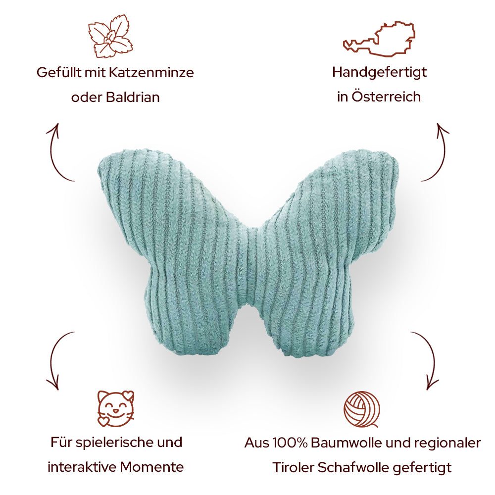 Baldrian Kissen Schmetterling